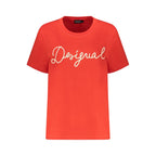 Desigual Red Cotton T-Shirt