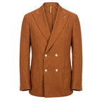 Roberto Pepe Luxury Brown Linen Men's Jacket