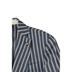 Roberto Pepe Luxury Blue Cotton Men's Jacket
