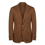 Roberto Pepe Luxury Brown Cotton Men's Jacket