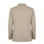Roberto Pepe Luxury Beige Cotton Men's Jacket