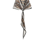 Brunello Cucinelli Beige Silk Foulard