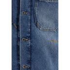 Off-White Blue Cotton Denim Jacket