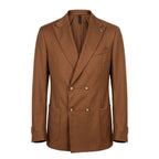 Roberto Pepe Luxury Brown Viscose Men Jacket