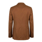 Roberto Pepe Luxury Brown Viscose Men Jacket