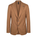 Roberto Pepe Luxury Brown Viscose Men's Jacket