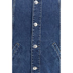 Brunello Cucinelli Blue Cotton Denim Jacket