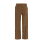Brunello Cucinelli Brown Cotton Casual Pants