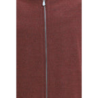 Brunello Cucinelli Bordeaux Wool Oves Aries Full-Length Jacket