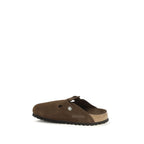 BIRKENSTOCK 1774 Brown Suede Leather Mules