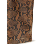 Benedetta Bruzziches Brown Calf Leather Bos Taurus Backet Bag
