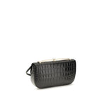 Tom Ford Black Calf Leather Bos Taurus Shoulder Bag