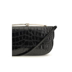 Tom Ford Black Calf Leather Bos Taurus Shoulder Bag