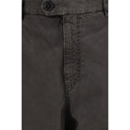 Brunello Cucinelli Brown Cotton Casual Pants