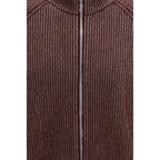Brunello Cucinelli Bordeaux Cashmere Cardigan