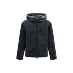 Moose Knuckles Gray Nylon Shell Jacket