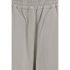 Brunello Cucinelli Beige Cotton Casual Pants