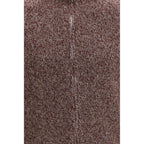 Brunello Cucinelli Bordeaux Wool Oves Aries Cardigan