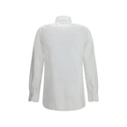 Finamore White Cotton Dress Shirt