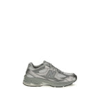 New Balance Gray Fabric Athletic Sneakers