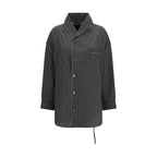 R13 Black Viscose Pattern Shirt