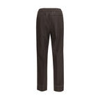 Brioni Brown Wool Oves Aries Casual Pants