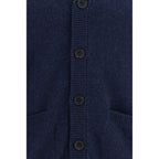 Prada Blue Cashmere Cardigan
