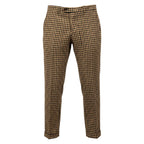 Roberto Pepe Luxury Brown Viscose Men Pant