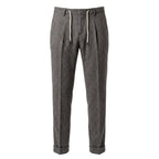 Roberto Pepe Luxury Black Rayon Men Pant