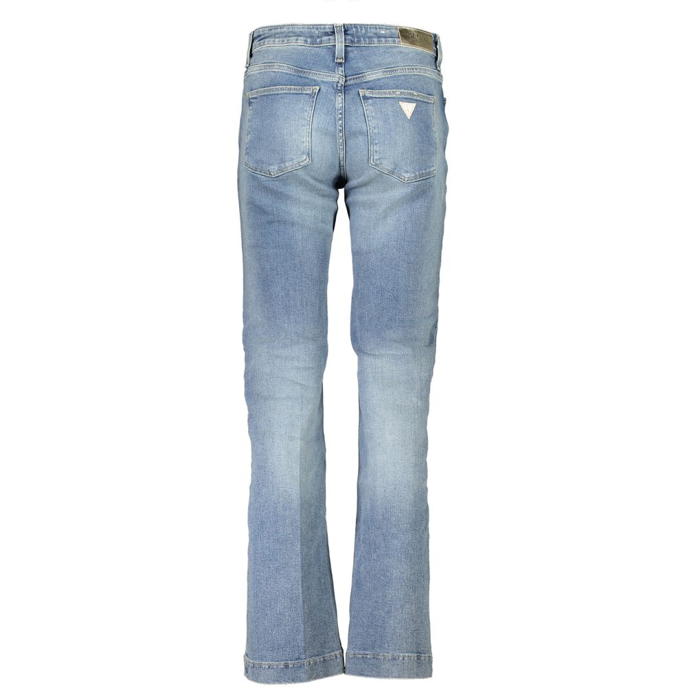 Guess Jeans Blue Cotton Flared Jeans