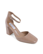 19V69 Italia Beige Artificial Leather High Heel Pumps