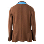 Roberto Pepe Luxury Brown Viscose Men Jacket