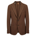 Roberto Pepe Luxury Brown Viscose Men Jacket