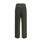 Laneus Bicolor Wool Oves Aries Casual Pants