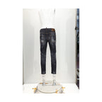 Dsquared² Black Cotton Skinny Jeans