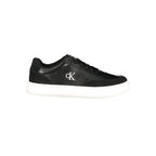 Calvin Klein Black Polyurethane Men's Sneaker