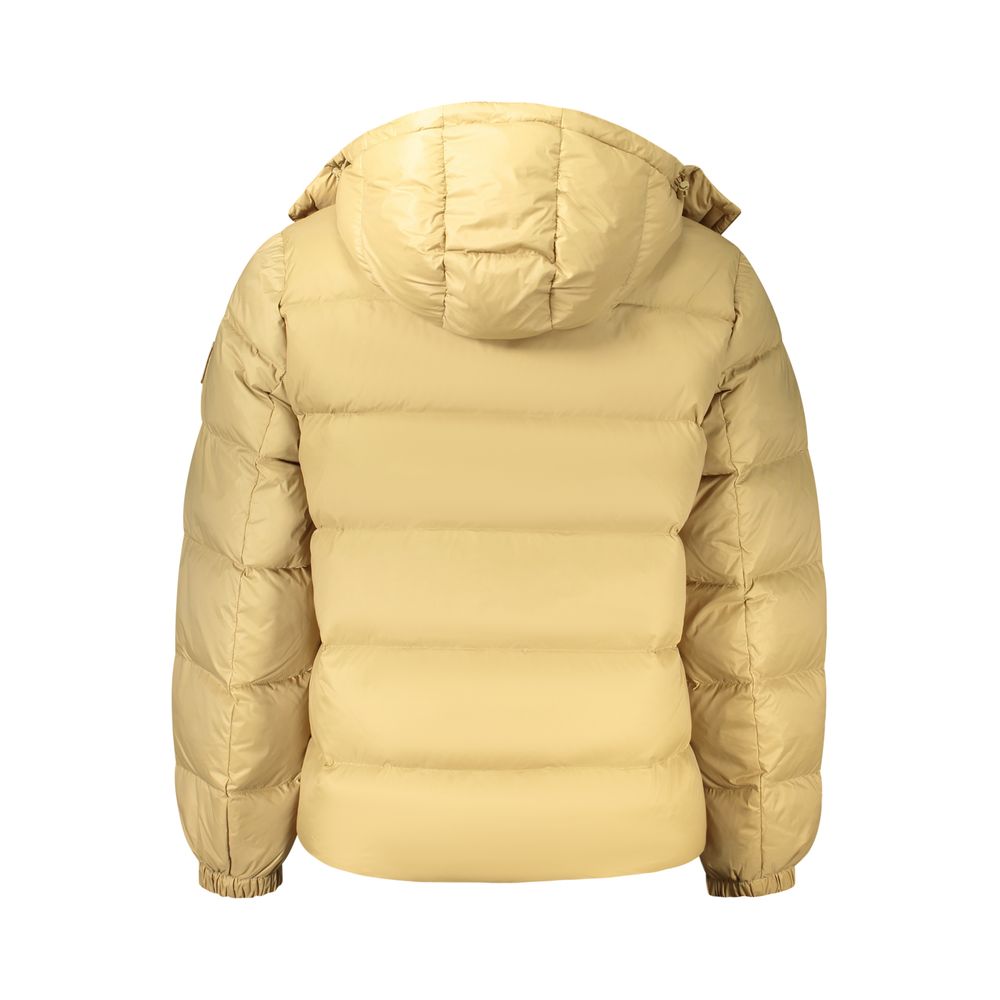 Calvin Klein Beige Nylon Full-Length Jacket