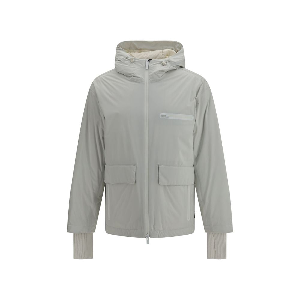 LAMINAR Gray Goose Down Shell Jacket