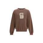 Palm Angels Brown Cotton Sweatshirt