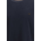 Valentino Garavani Blue Cotton T-Shirt