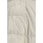 Moncler Beige Nylon Midi Skirt