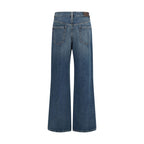 Brunello Cucinelli Blue Cotton Relaxed Fit Jeans