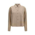 Brunello Cucinelli Beige Denim Shirt