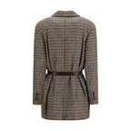 Brunello Cucinelli Beige Mohair Blazer