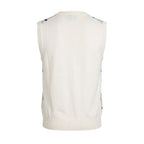 Malo White Cotton Men Sweater
