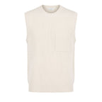Malo White Wool Men Sweater