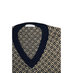 Malo Blue Cotton Men Sweater