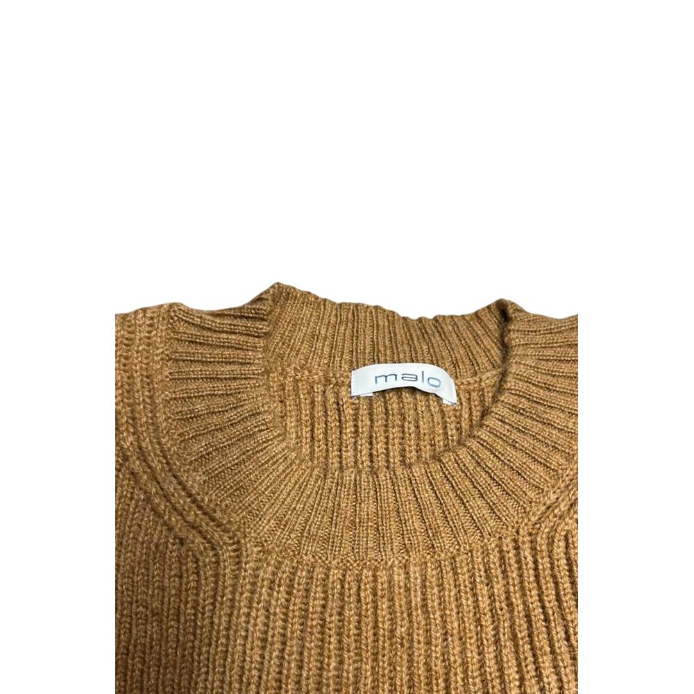 Malo Brown Wool Men Sweater