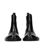 Jil Sander Black Leather Ankle Boots