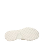 Jil Sander White Fabric High Top Sneakers